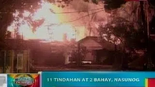 BP: 11 tindahan at 2 bahay sa Zamboanga City, nasunog