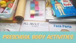 Preschool at Home Human Anatomy Activities