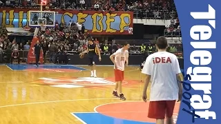 Bogdan vs Delije - zakucavanje pa trojke sa pola