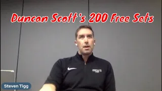 Duncan Scott's 200 Free Swim Sets
