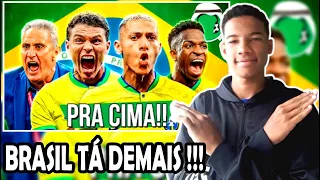 REACT ♫ VAI CANARINHO, VAI BRASIL!!! | Paródia Melodia Alucinógena - Niack, DJ AK BR