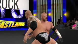 WWE 2K16 MYCAREER MODE THE ROCK VS TRIPLE H CUTSCENE