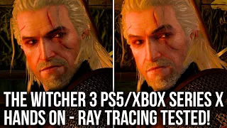 The Witcher 3: PS5 vs Xbox Series X Hands-on - Ray Tracing + 60FPS Modes Tested