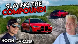 Slaying the Florida COMPOUND with @HoonGarage in the G80 M3- no doors, crash and 8 new tires