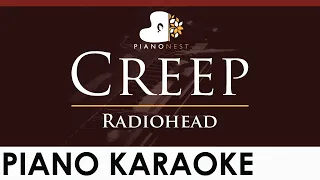 Radiohead - Creep - HIGHER Key (Piano Karaoke Instrumental)