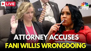 Fani Willis News LIVE: Ashleigh Merchant Testimony | Georgia Senate Hearing on DA Fani Willis |IN18L