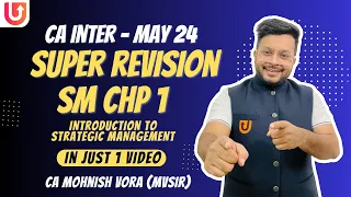 SM Chp 1 | Super Revision | CA Inter New Syll.  | CA Mohnish Vora | MVSIR