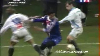 Ronaldinho Show vs Marseille 2001/02.