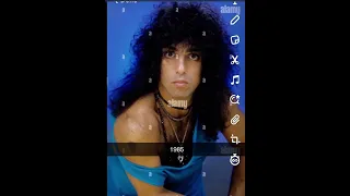 The evolution of Paul Stanley of kiss 1973 to 2023