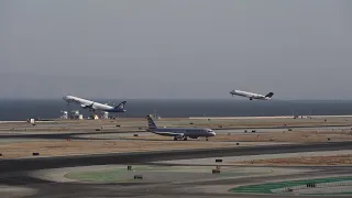 Awesome San Francisco Airport Aircraft Movements with ATC