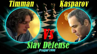 Timman vs Kasparov: Masterful Triumph in the Slav Defense