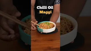 Take a break with this delicious Chilli Oil Maggi ❤️ #shorts