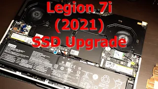 Lenovo Legion 7i - Upgrading the Storage