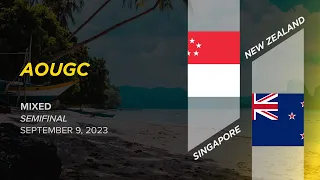 Singapore vs. New Zealand | Mixed Semifinal | AOUGC 2023