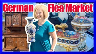 Largest Flea Market in Southwest Germany! Join me for vintage and antique treasures. Lots of deals!