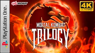 Mortal Kombat Trilogy (PlayStation 1) Longplay 4K 60FPS