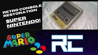 Full SNES Clean & Restore/yellowed console