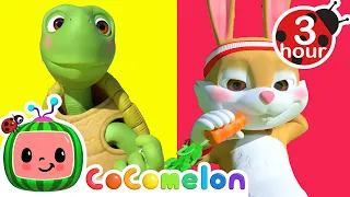 Turtle vs Rabbit Race + More | Cocomelon - Nursery Rhymes | Fun Cartoons For Kids | Moonbug Kids