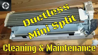 Ductless Mini Split Cleaning And Maintenace (Complete Tear Down)