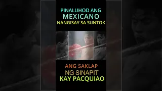 👊🇵🇭PINALUHOD ANG MEXICANO, NANGISAY SA SUNTOK NI PACQUIAO!