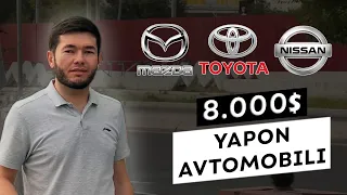 8.000$ GA YAPON AVTOMOBILI QIDIRDIK