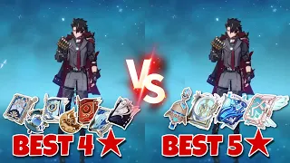 Wriothesley Best 4★ & 5★ Weapons Gameplay Comparisons & Damage Showcases!!!
