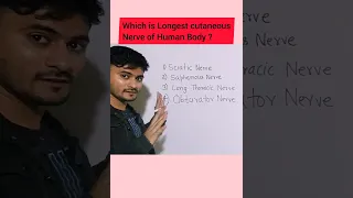 #longest #cutaneous #nerve #human #anatomy #mbbs #doctors #aiims #youtubeshorts #ytshorts #viral #1k