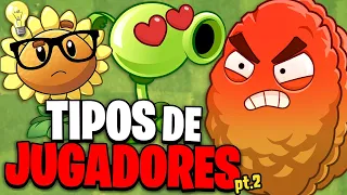 TIPOS de JUGADORES en PVZ 2. Pt 2