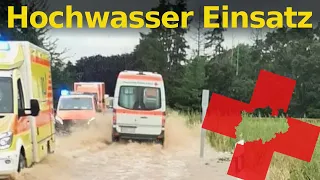 Einsatz Hochwasser Aachen und Liblar - Betreuung von Betroffenen