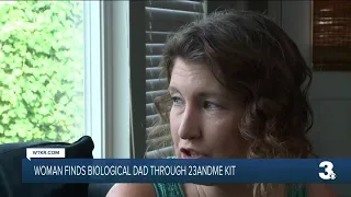 Woman finds her biological father through DNA kit, after decades of searching
