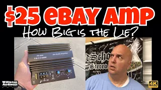 I Bought a $25 Amplifier on eBay Rated for 600 watts...Let's Test It [4K]