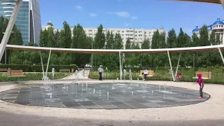 New Park in Nur-Sultan City - Новый парк в Нур-Султан