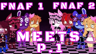 FNAF 1 Meets FNAF 2 // Part 1 // FNAF // Skit // ft. The Originals & The Toys