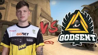 CSGO: POV Na'Vi s1mple vs GODSENT (30/12) mirage @ ESL Pro League Season 7 NA