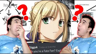 FATE FAN REACTS to "Badly Explaining the ENTIRE Fate Series in 30 MINUTES" by GIGGUK