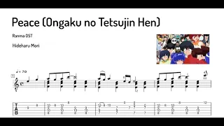 Just So Long As You Realize - Ranma 1/2 (Romantic Ost) Partitura y Tablatura/ Tabs