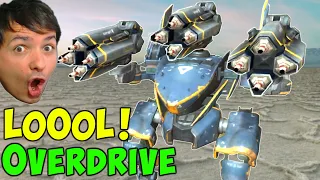 LOL! Extreme OVERDRIVE Thermite Falcon - War Robots Fun Gameplay WR