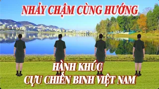 Nhảy Chậm Cùng Hướng - Hành Khúc Cựu Chiến Binh Việt Nam - Khiêu Vũ Mai Lương - Học Nhảy Dân Vũ