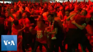 Liverpool Fans Celebrate Champions League Win Over Tottenham