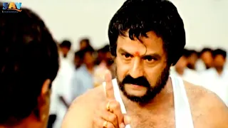 Balakrishna Powerful Warning Scene | Adhinayakudu | Kota Srinivasarao, Lakshmi Rai