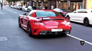 Supercars in London (Part 24) - SLS AMG Black Series, Purple AMG GT S & More!