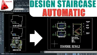 Discover how to make staircase 10x faster best AutoCAD Tutorial