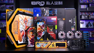 「BRO」4K PC Build Asus ROG Hyperion GR701 Nika Luffy Theme.华硕玩家国度创世神机路飞主题 #pcbuild #海贼王