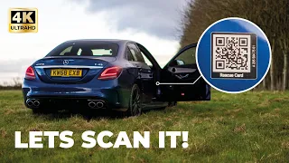 What are these QR codes for on your Mercedes?