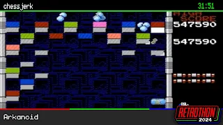 Retrothon 2024 - (105) Arkanoid - chessjerk