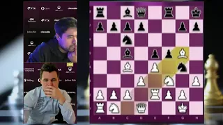 BIG MISTAKE!! Magnus Carlsen vs Hikaru Nakamura || FTX Crypto Cup 2021 - QF - R1