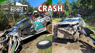 WRC Rally Chile 2023 | Mario Parra Crash