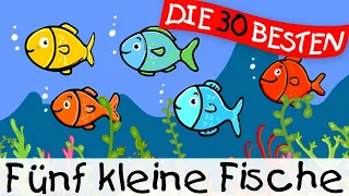 🏞️ Fünf kleine Fische || Kinderlieder zum Mitsingen und Bewegen