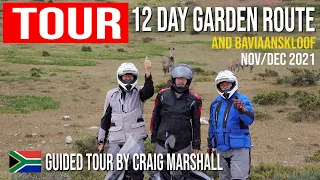 12 Day Guided Garden Route Motorcycle Tour, Nov/Dec 2021