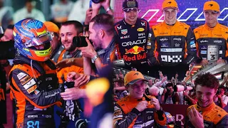 Oscar Piastri celebrates his 1st F1 Sprint Race win | Behind the scenes #QatarGP